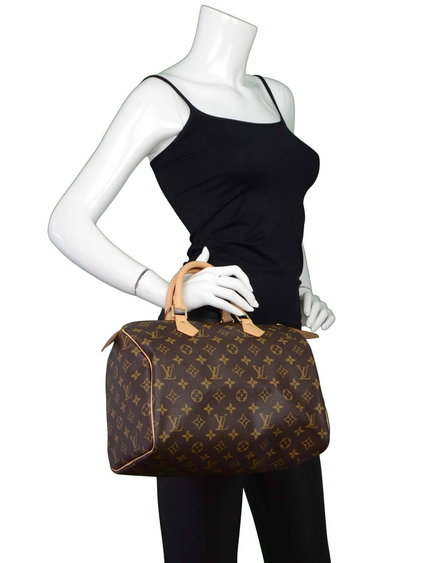 Louis Vuitton Monogram Speedy 30 Bag GHW 6