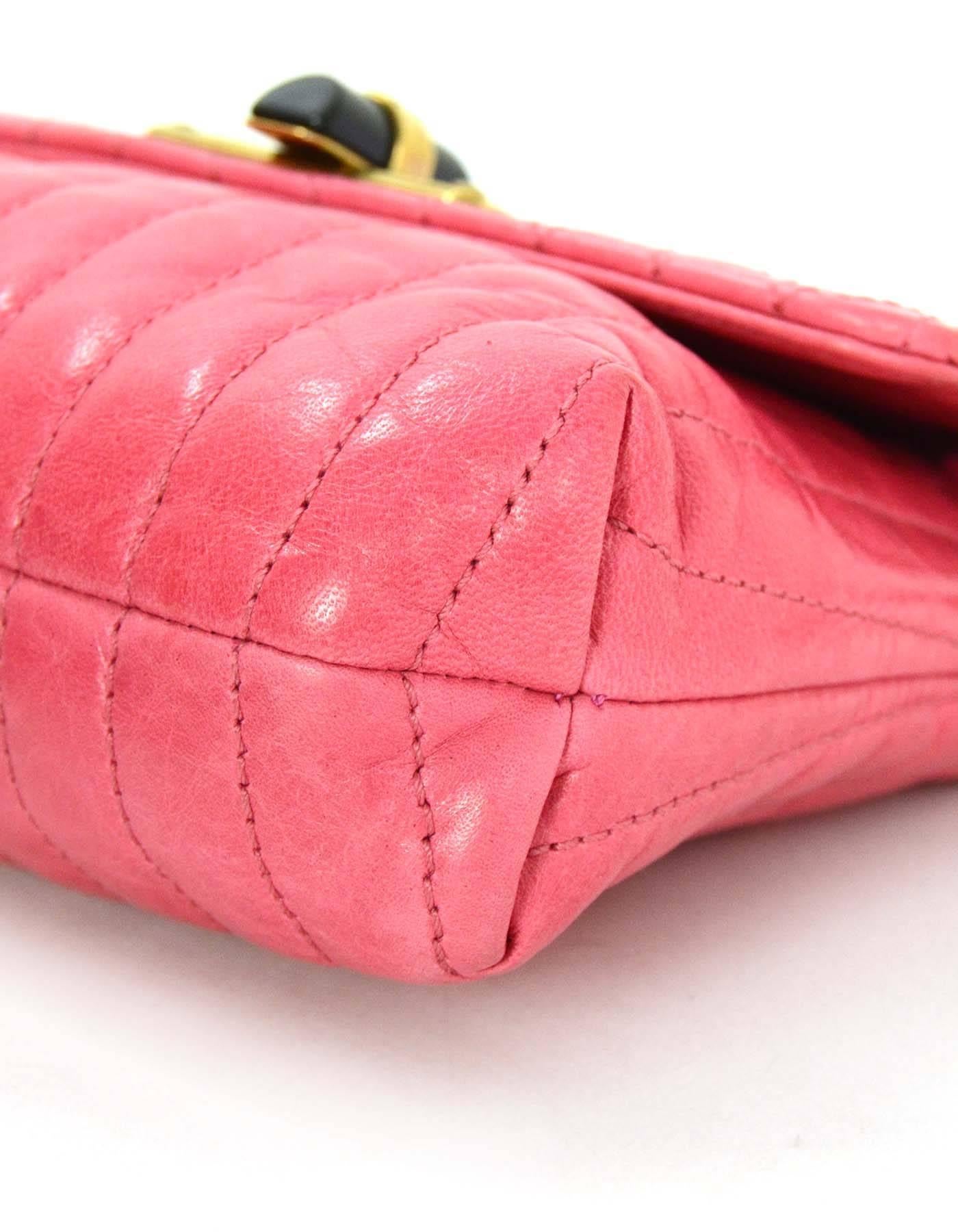Lanvin Pink Leather Happy Crossbody Bag BHW 2