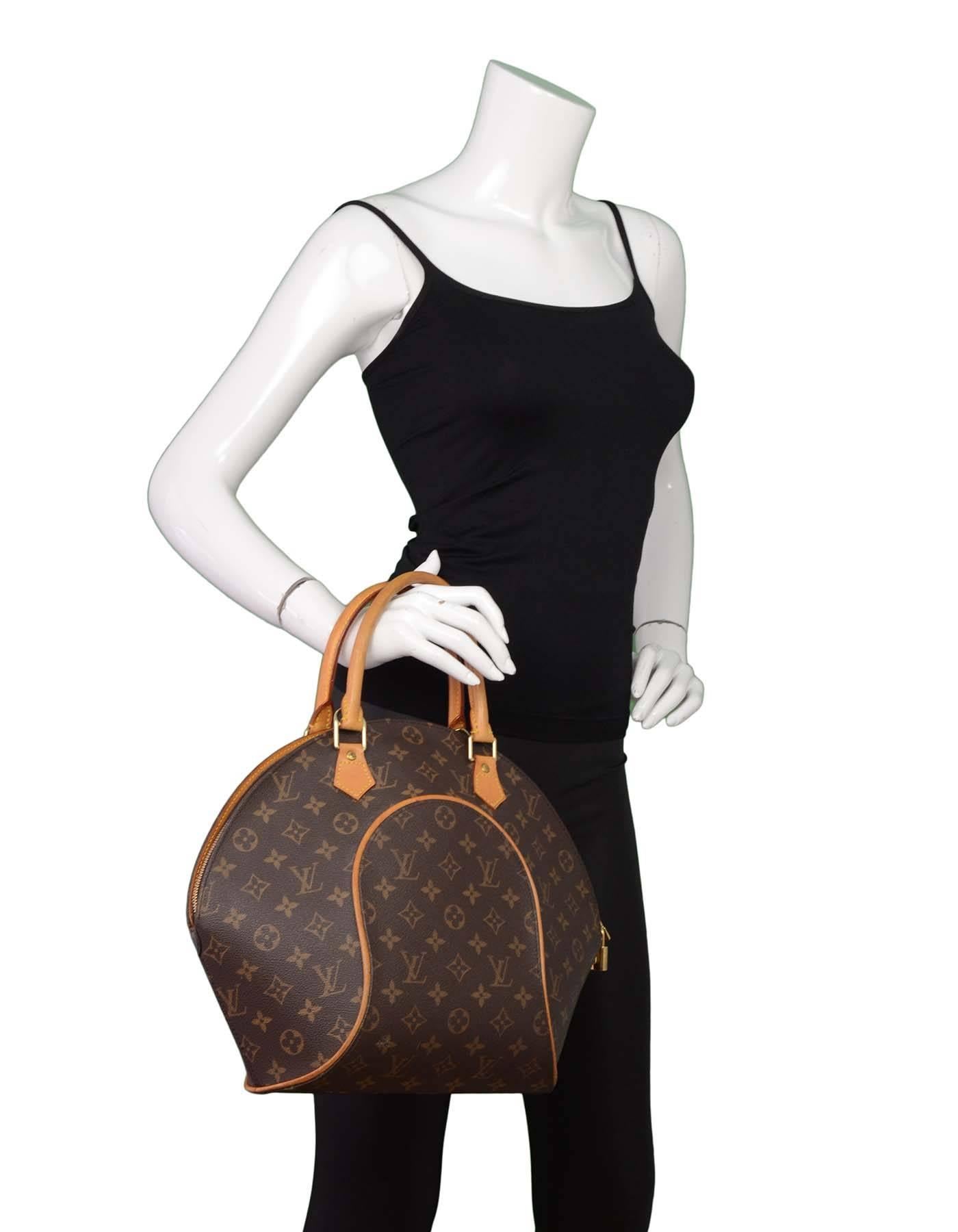 Louis Vuitton Monogram Ellipse MM Bag w/ Strap GHW 5