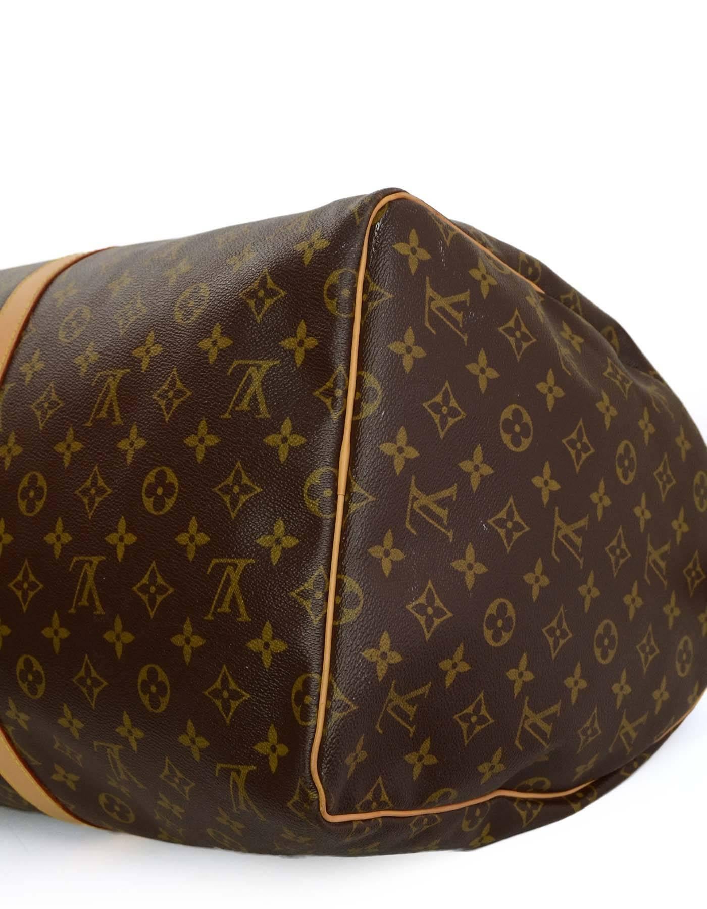 Louis Vuitton Monogram Keepall 55 Luggage GHW In Excellent Condition In New York, NY
