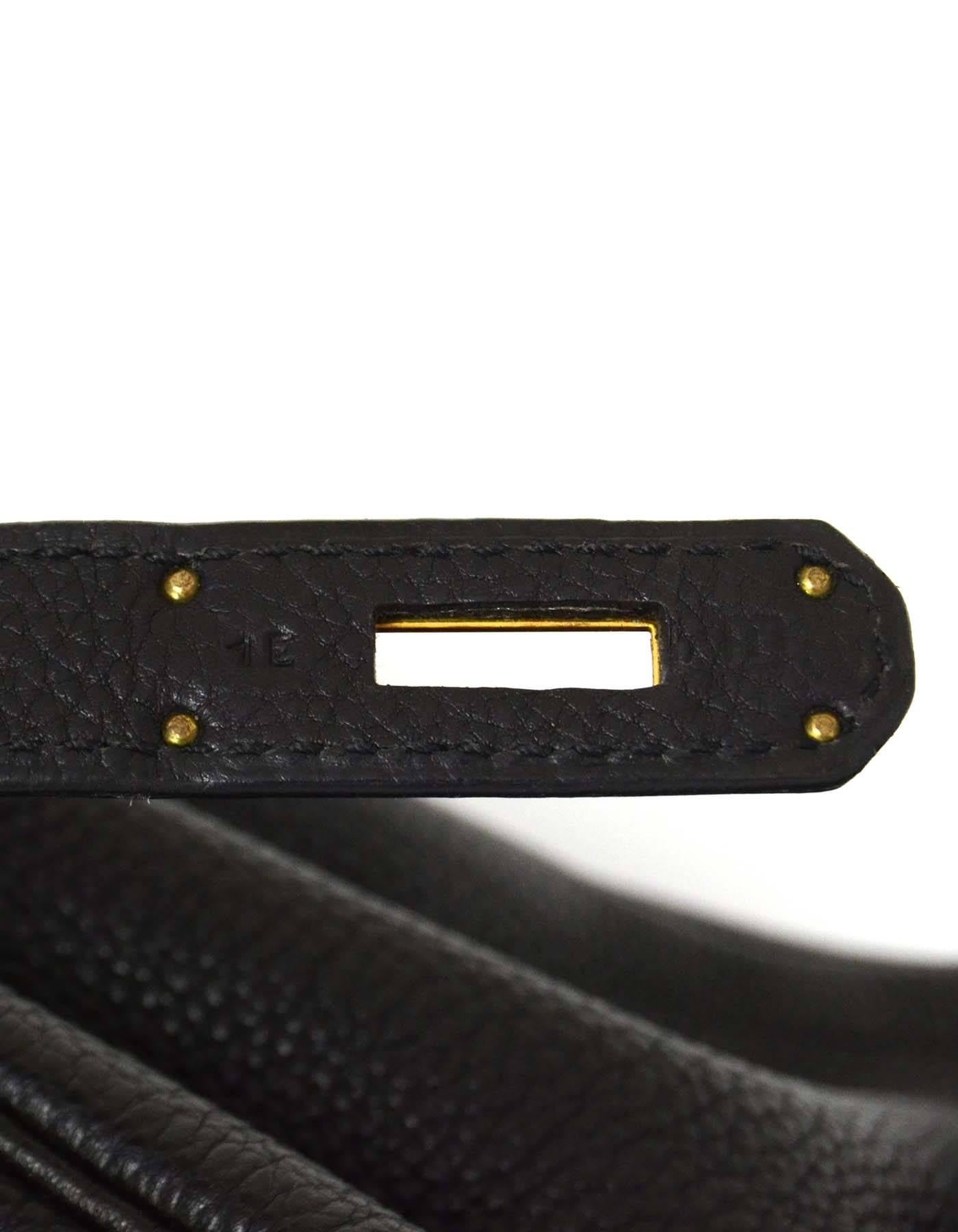 Hermes Black Togo 35cm Birkin Bag GHW 4