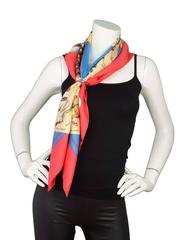 Hermes Palladium Hook Scarf Ring with Dust Bag and Box