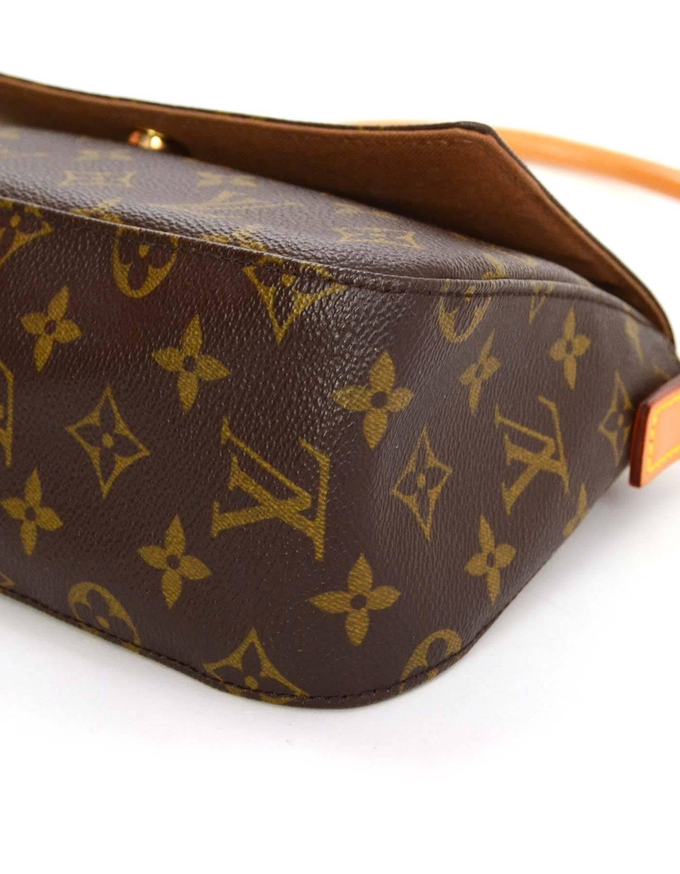 Louis Vuitton Monogram Mini Looping Shoulder Bag with Dustbag For Sale
