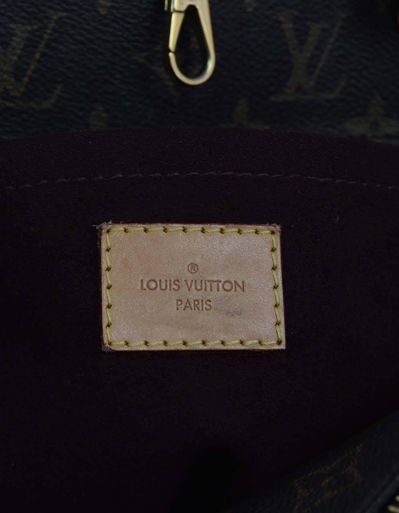 Louis Vuitton Monogram Montaigne GM Bag w/ Shoulder Strap rt. $2, 570 In Excellent Condition In New York, NY