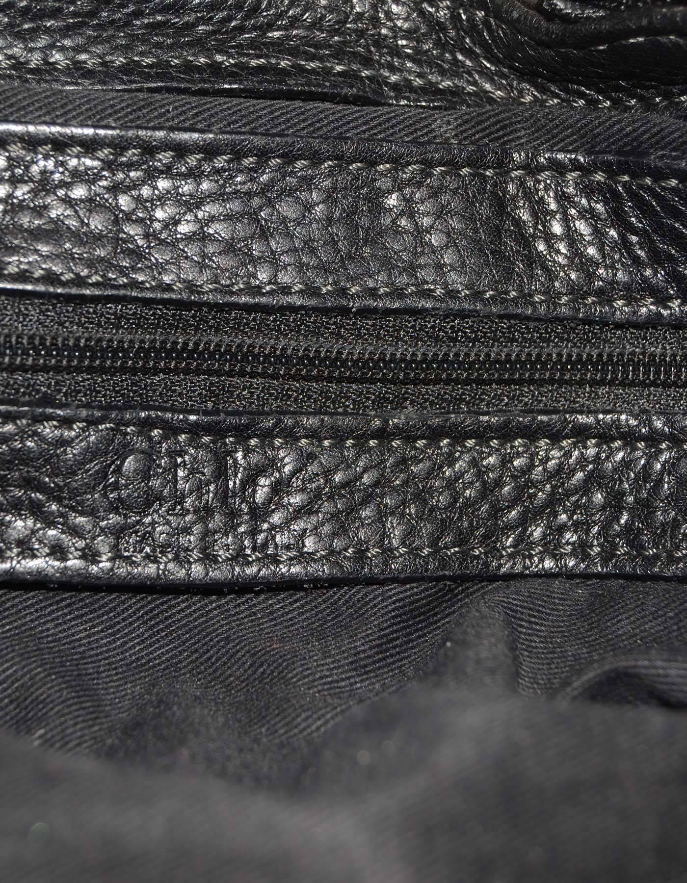 Women's Chloe Black Leather Mini Paddington Bag GHW