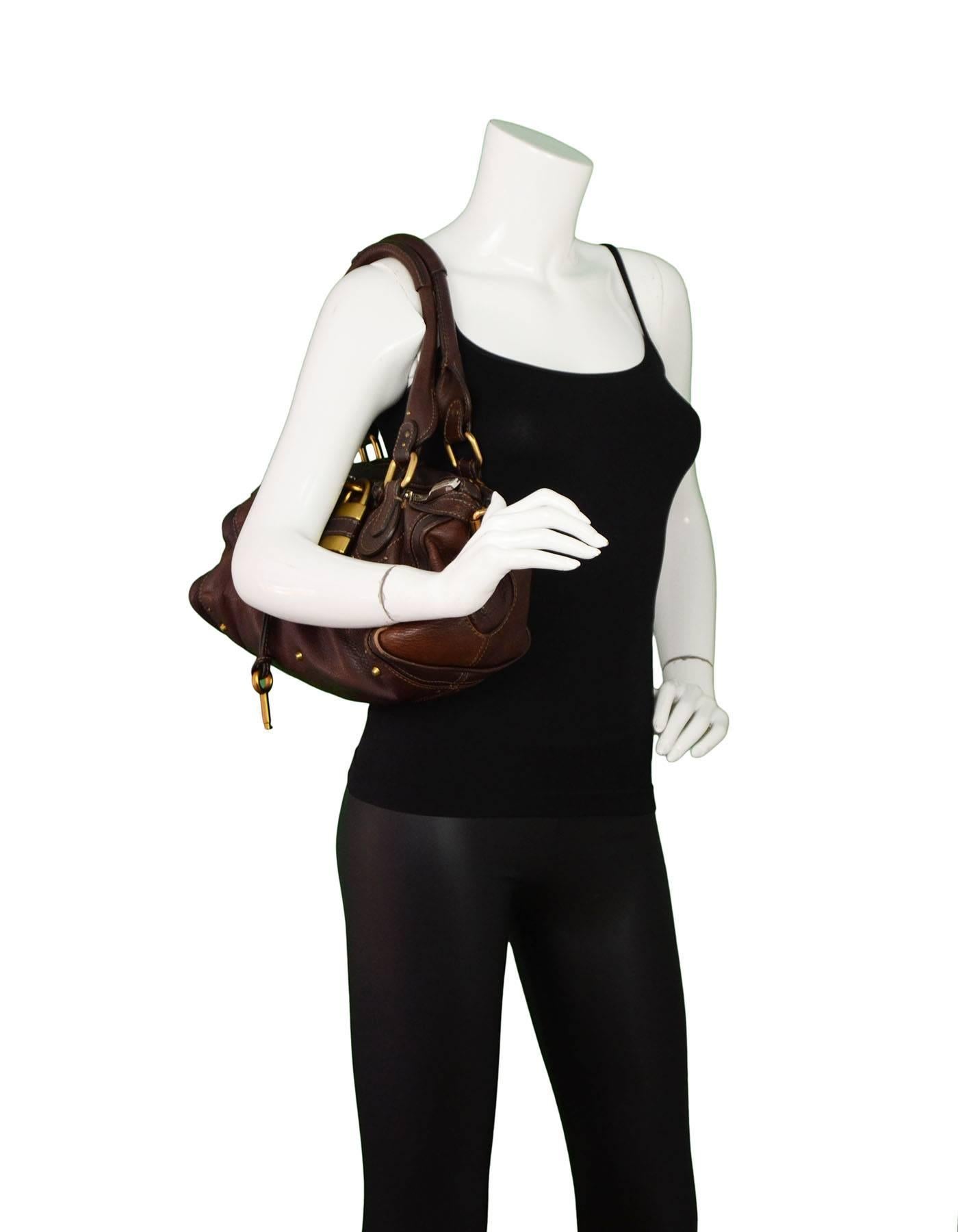 Chloe Brown Leather Paddington Bag GHW 6