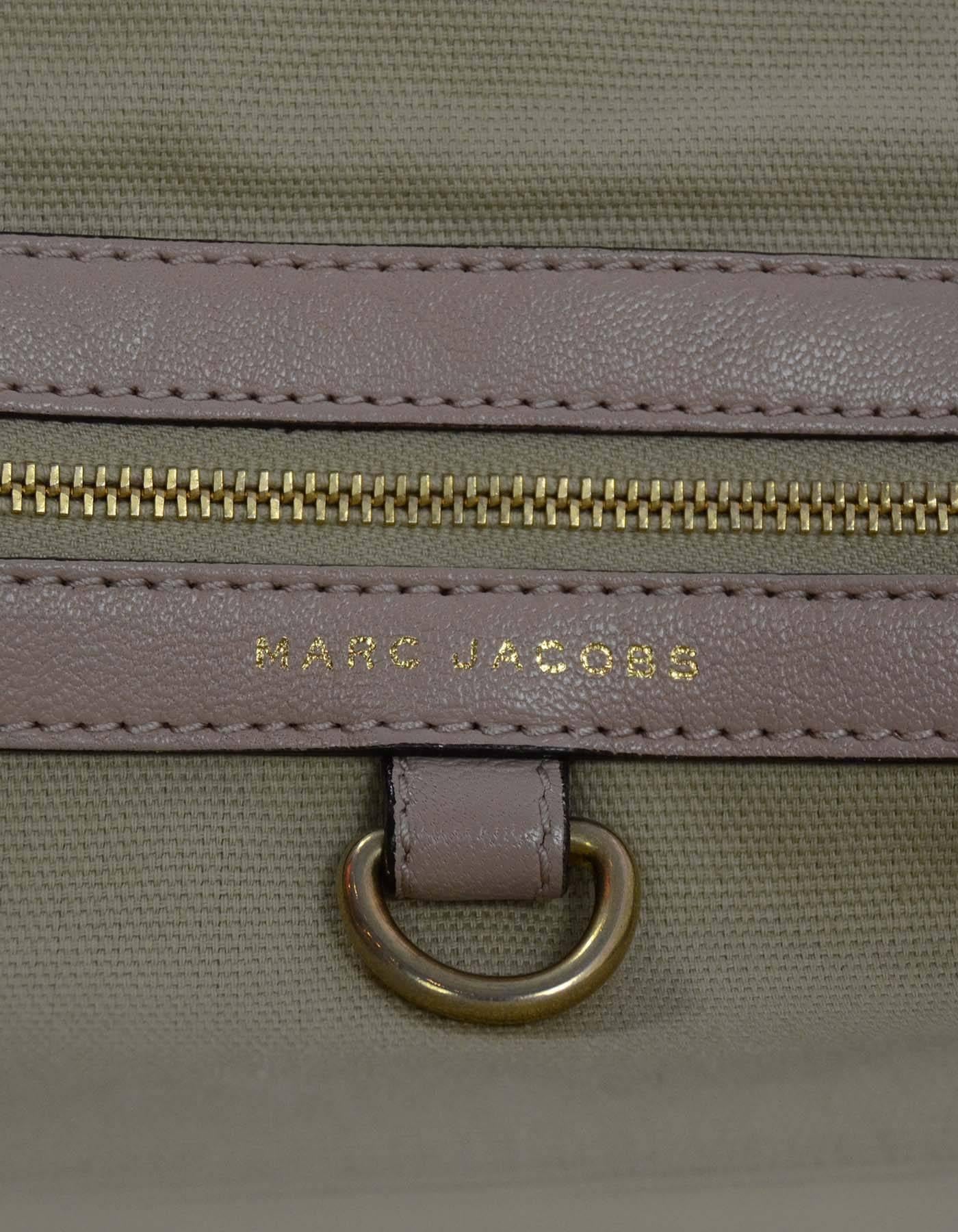 Women's Marc Jacobs Blush Quilted Leather Stam Bag GHW