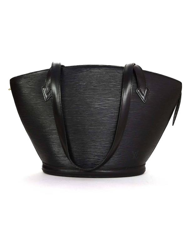Louis Vuitton Black Epi Leather St. Jacques PM Tote Bag For Sale at 1stdibs