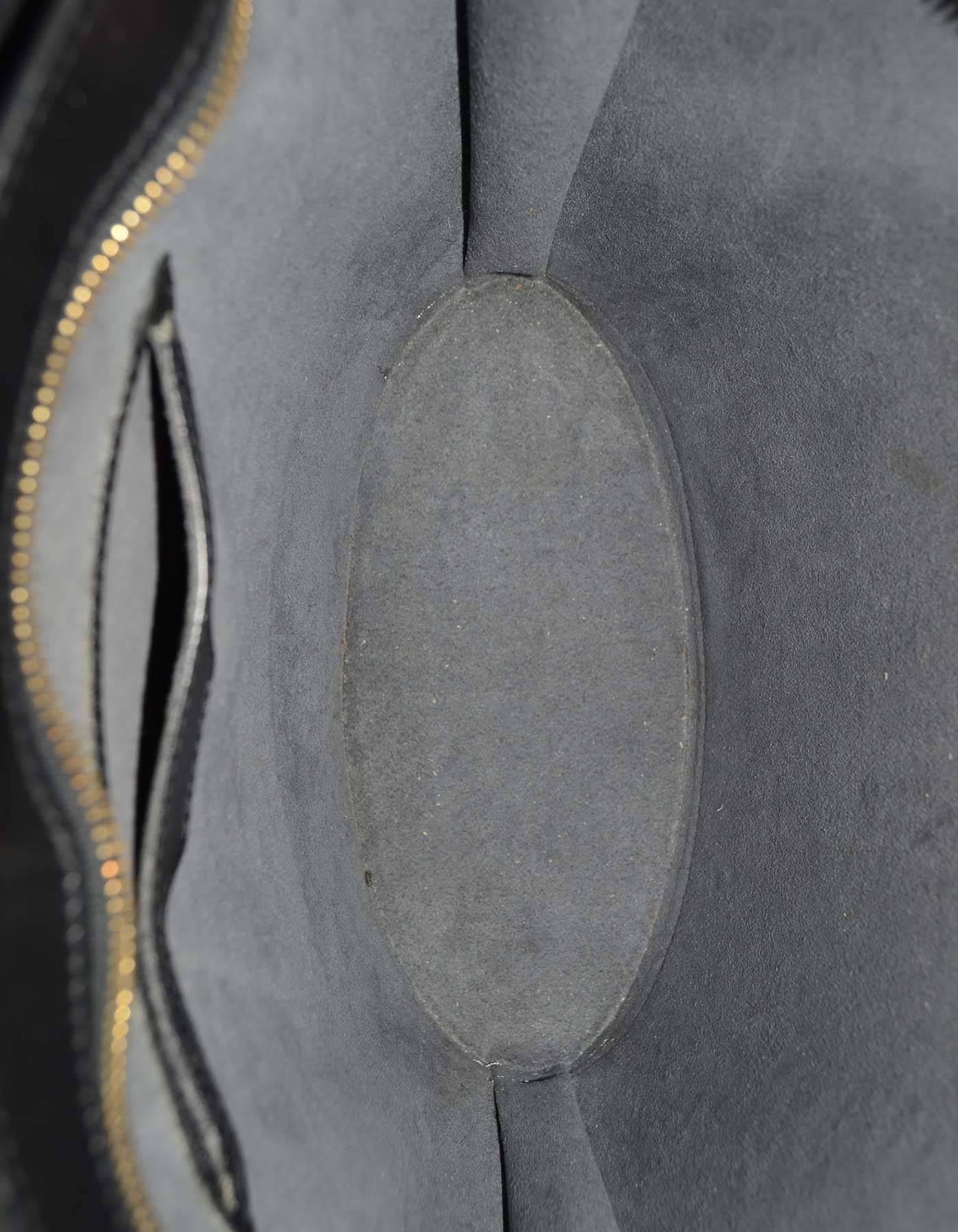 Louis Vuitton Black Epi Leather St. Jacques PM Tote Bag 1