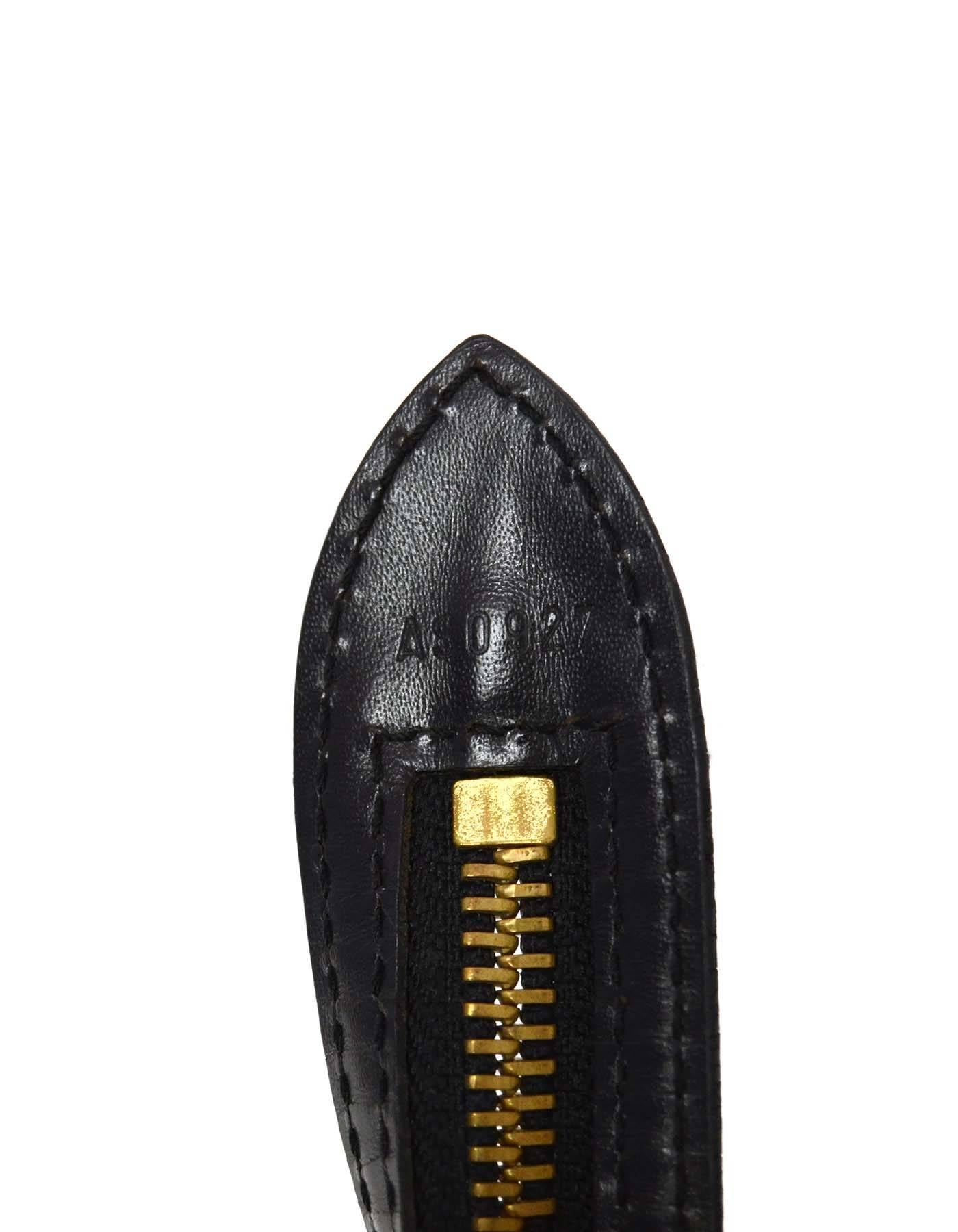 Louis Vuitton Black Epi Leather St. Jacques PM Tote Bag 3