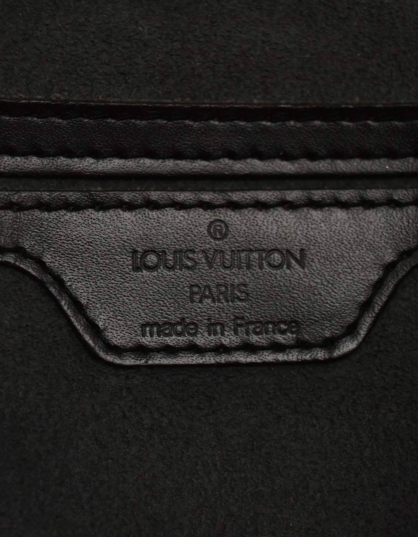 Louis Vuitton Black Epi Leather St. Jacques PM Tote Bag 2