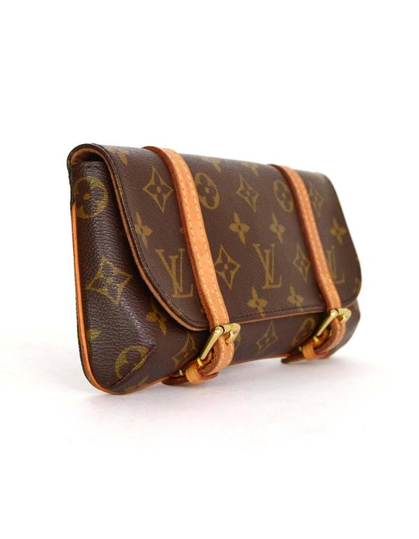 Louis Vuitton Brown Monogram Murrell Belt Bag with GHW For Sale at 1stdibs