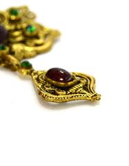 Filigrane Chanel Vintage-Brosche „83“ aus Gold & Gripoix