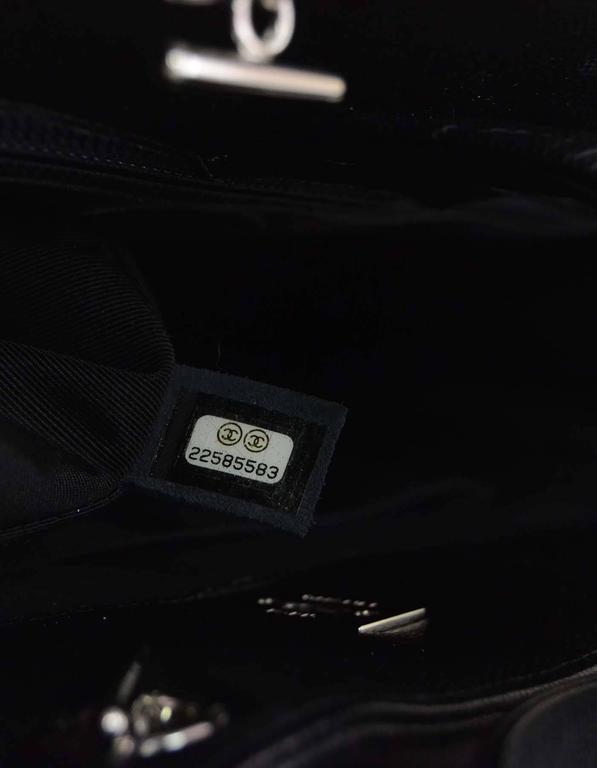 Chanel 2016 Black Chevron Grained Calfskin Tote Bag SHW at 1stDibs ...