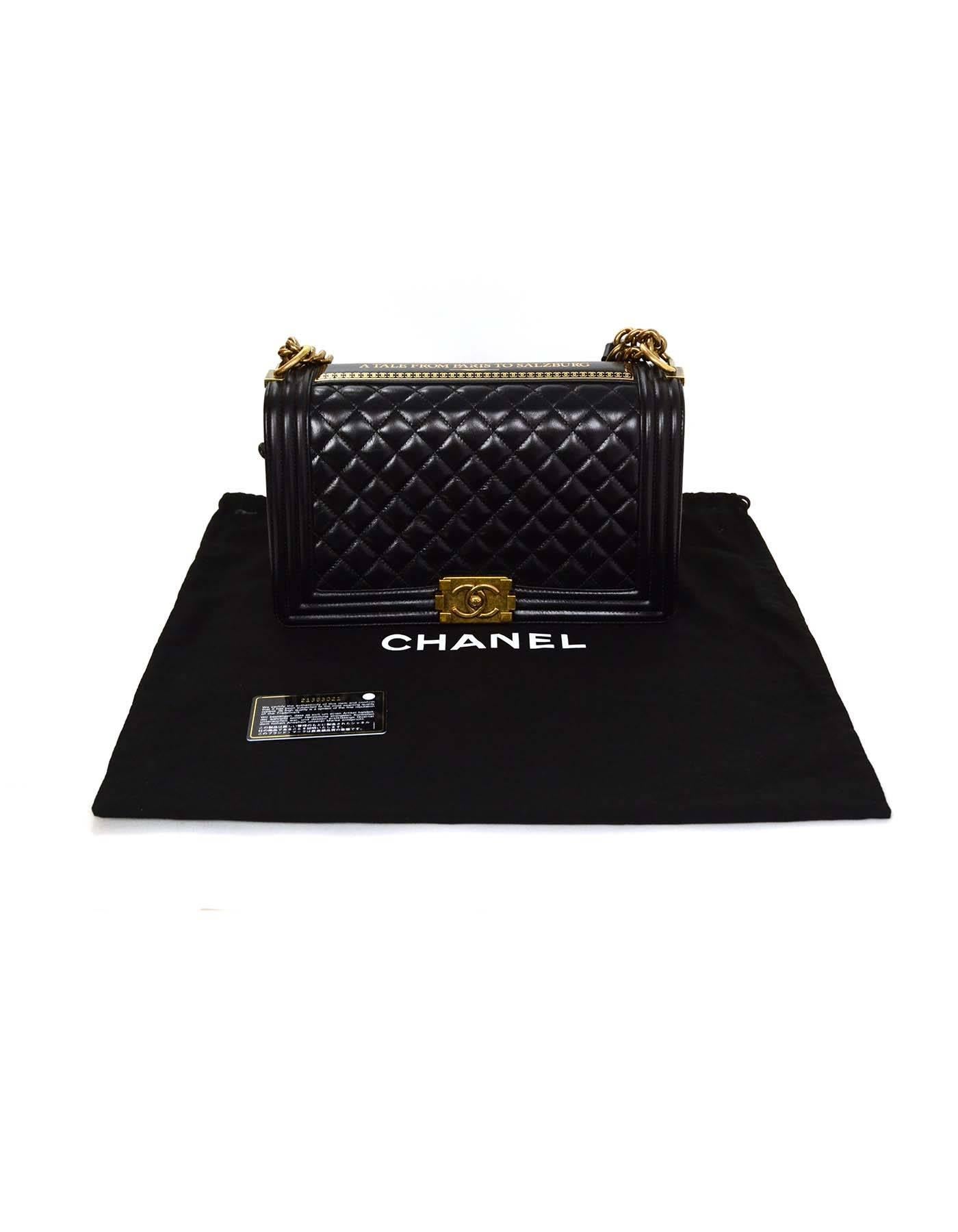 Chanel Collectors 'A Tale From Paris to Salzburg' New Medium Boy Bag GHW 1