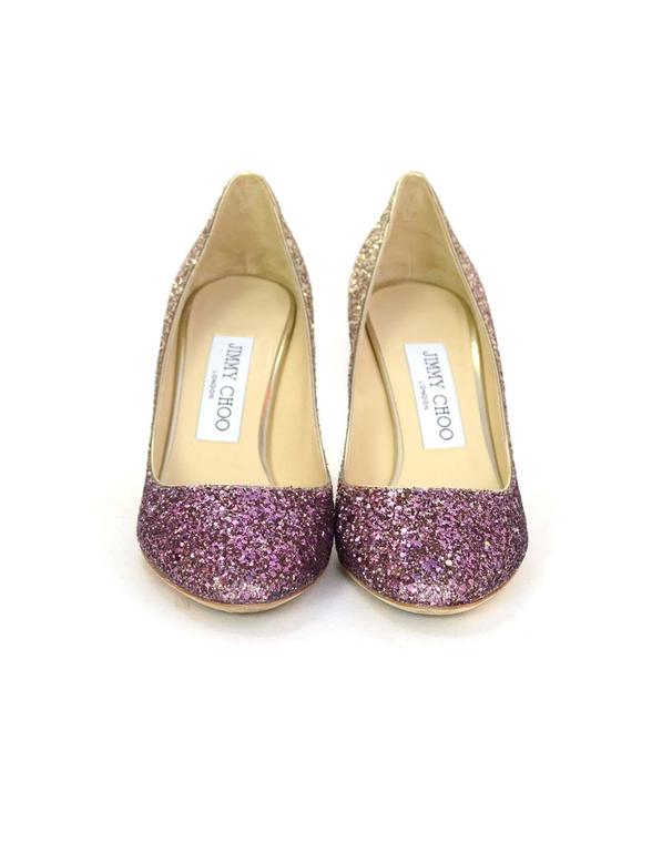 ombre glitter pumps