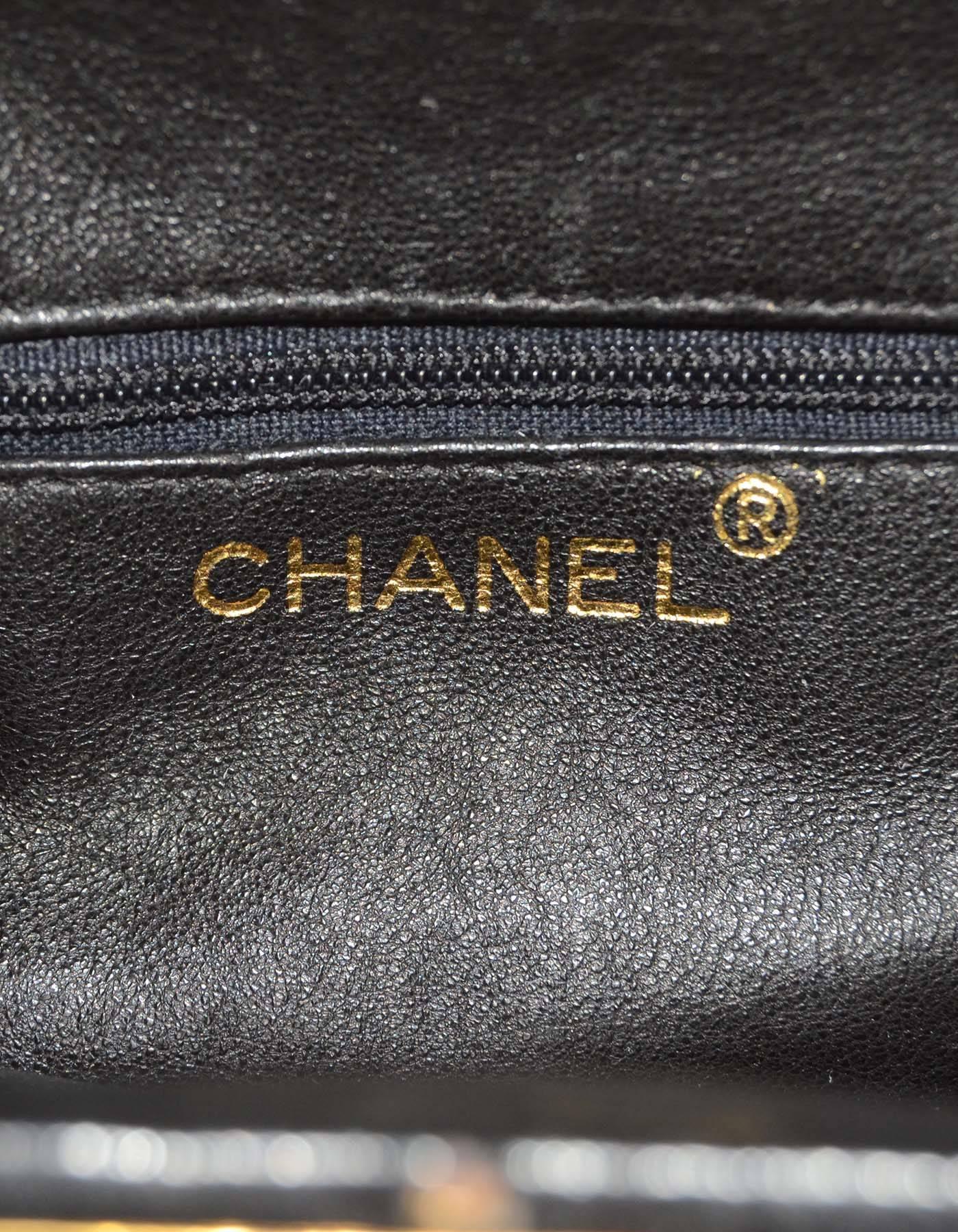 Chanel Vintage Black Quilted Leather Mini CC Cross-Body with GHW 4