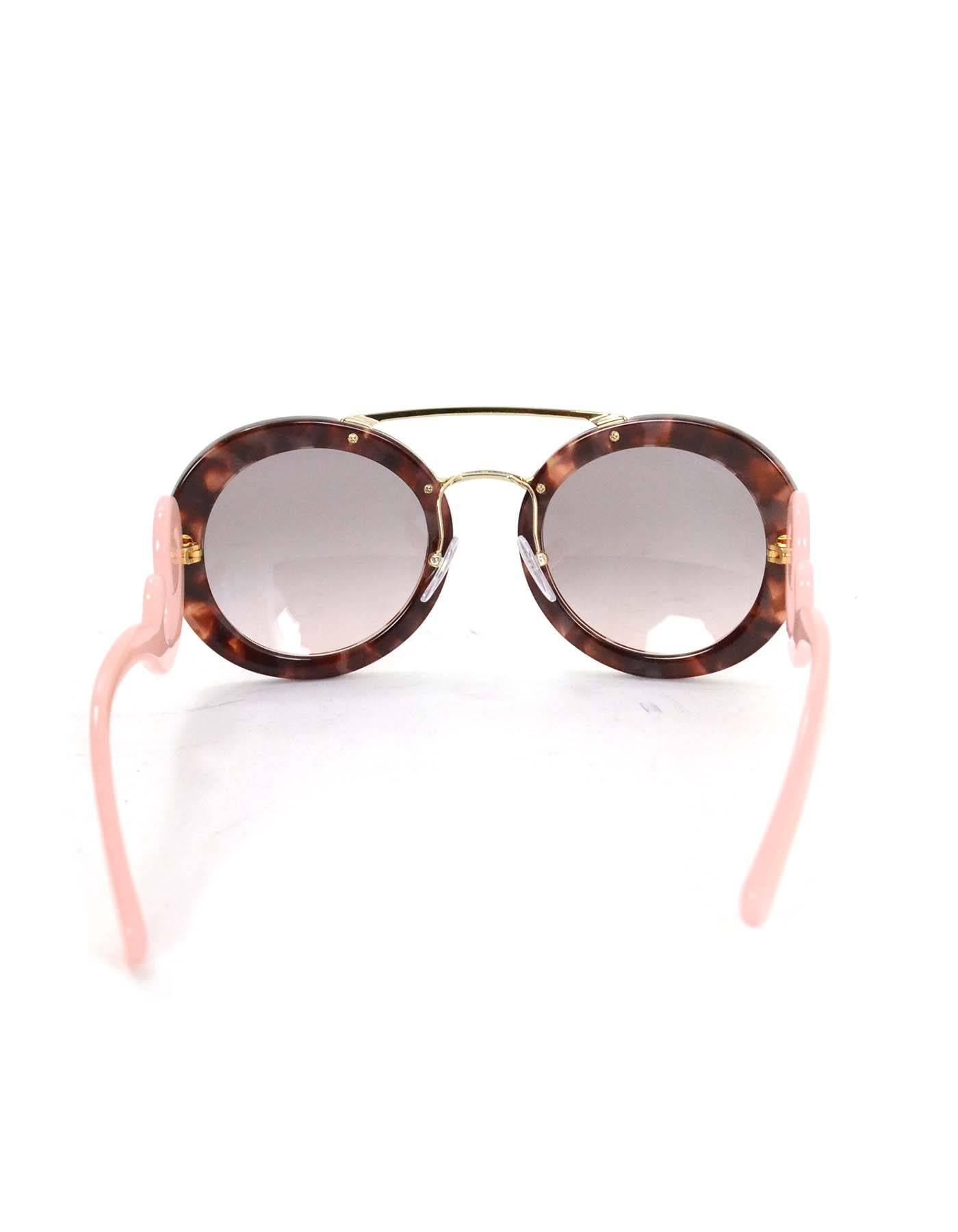 prada baroque sunglasses pink