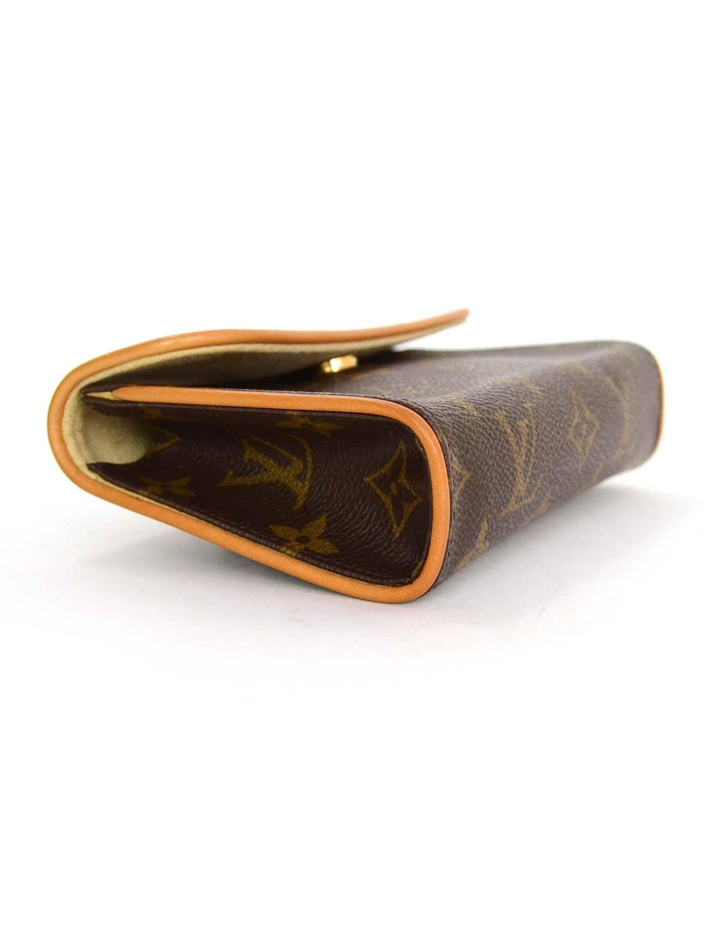 Louis Vuitton Monogram Pochette Florentine Belt Bag with Box In Excellent Condition In New York, NY