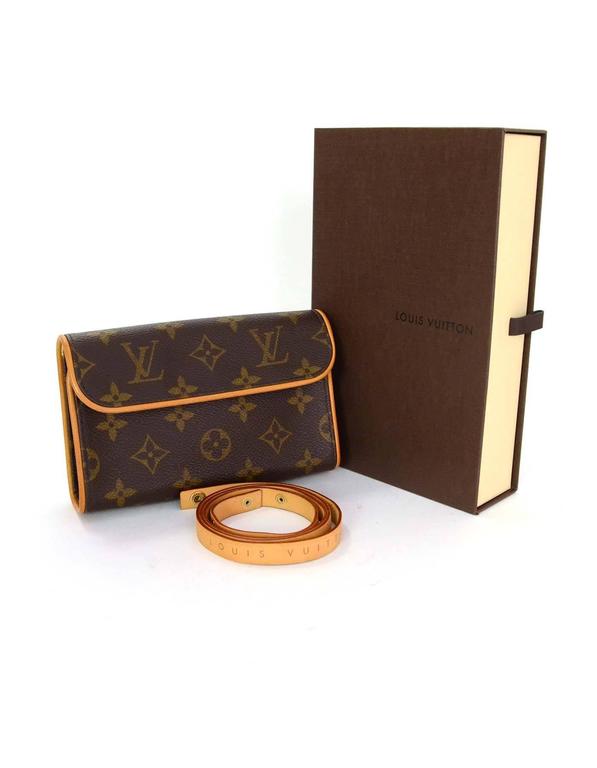 Louis Vuitton Monogram Pochette Florentine Belt Bag with Box