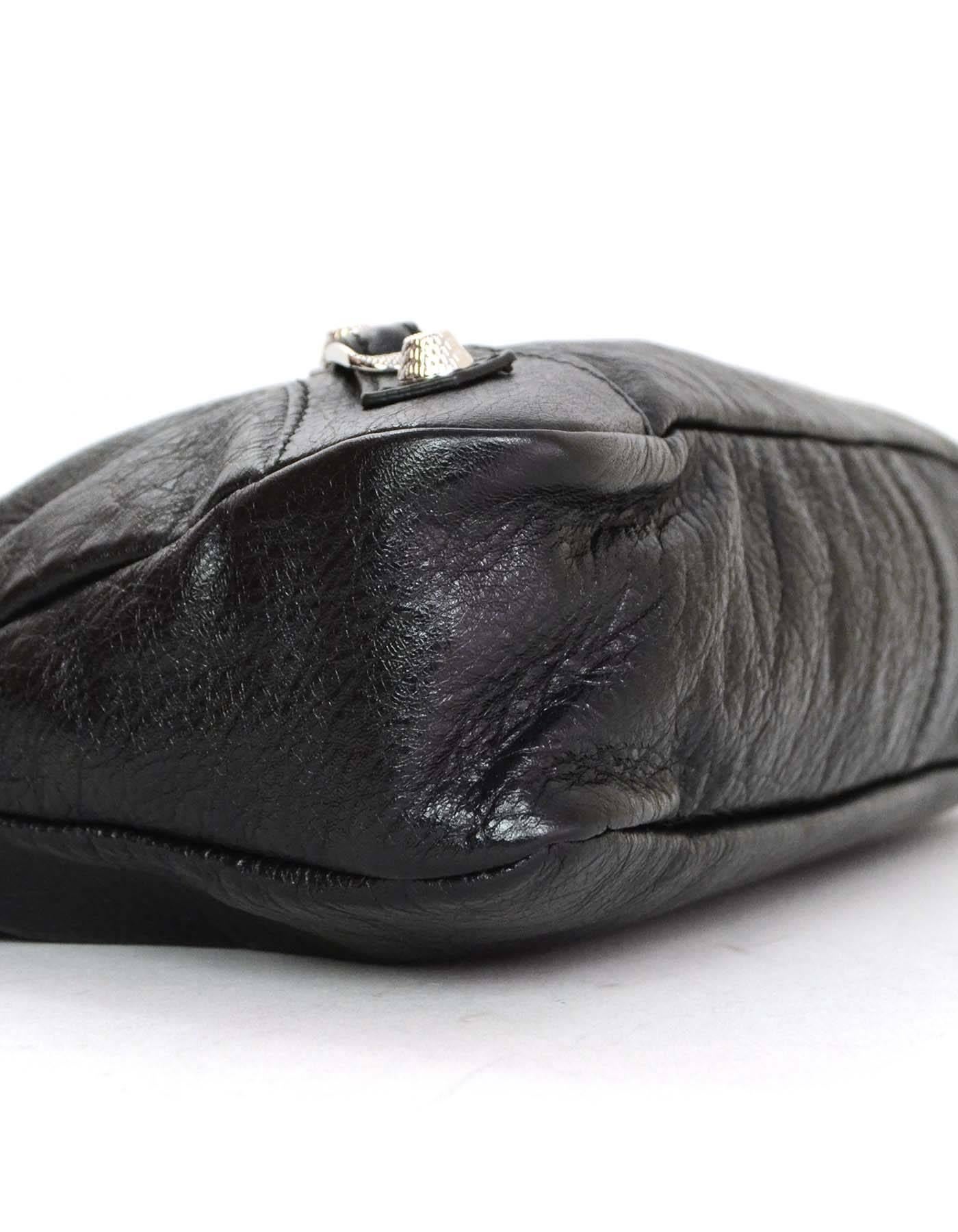 Women's Balenciaga LIKE NEW Black Leather Town Crossbody Bag SHW