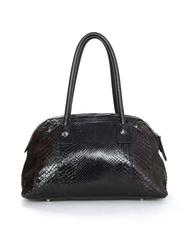 Carlos Falchi Black Python Shoulder Bag rt. $2, 895