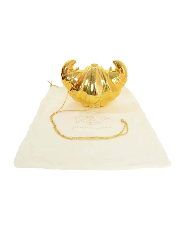 Charlotte olympia croissant clutch clearance