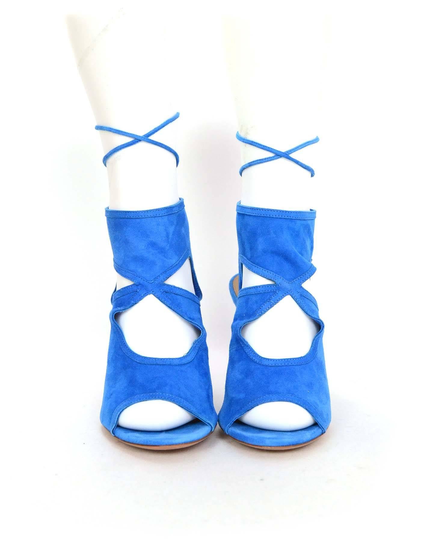 aquazzura blue soles