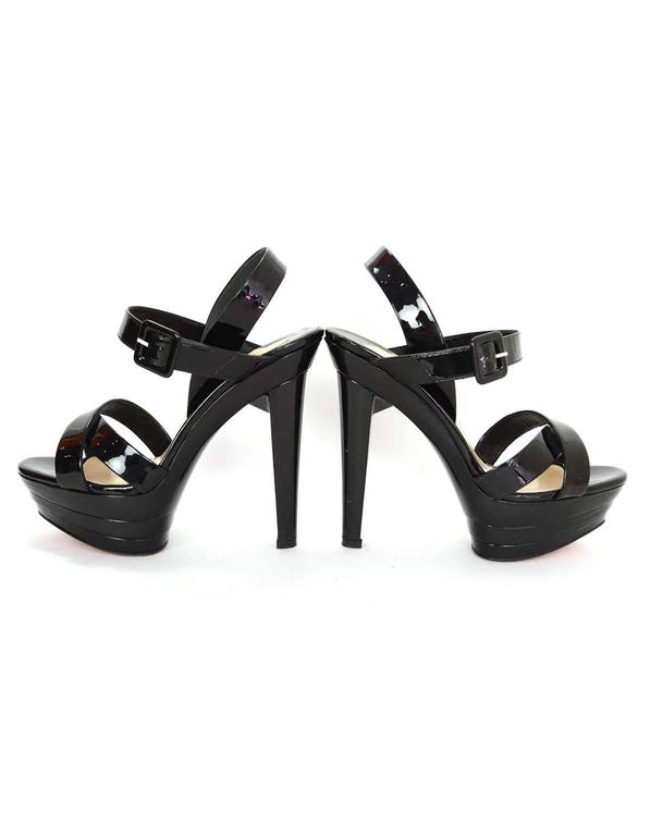 black strappy louboutin