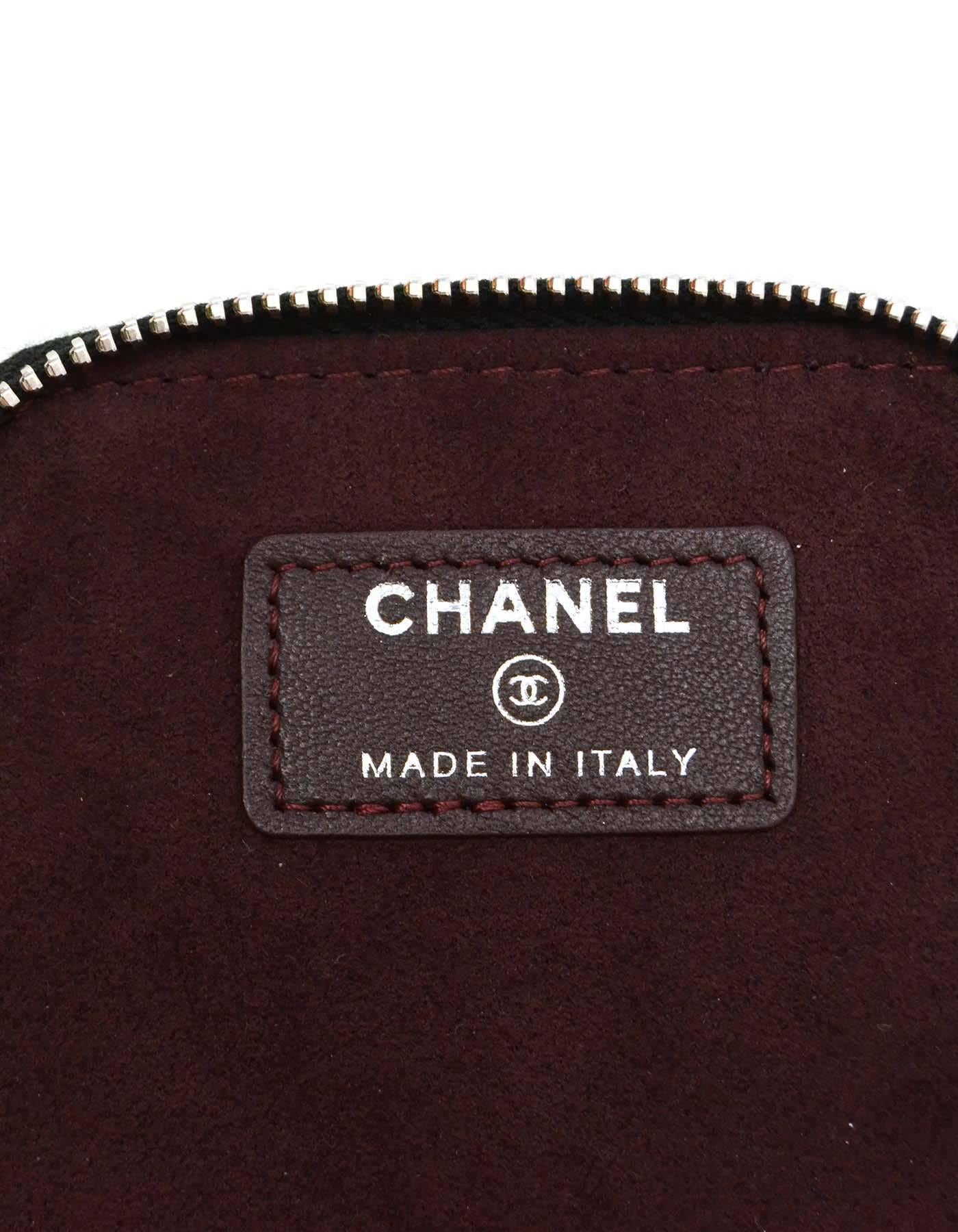 Women's Chanel 2016 Black Quilted Leather Jewelry Box with SHW