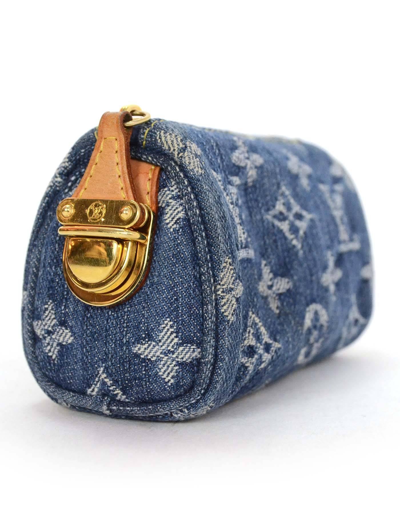 louis vuitton denim key pouch