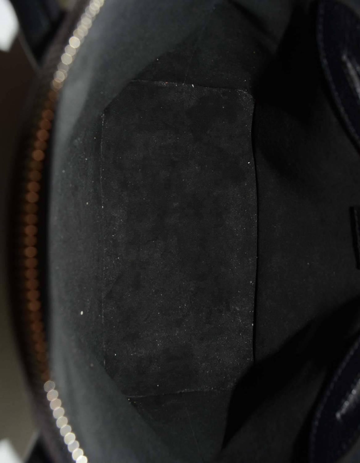 Louis Vuitton Black Leather Monogram Lockit Revaluation Bag rt. $3,800 ...