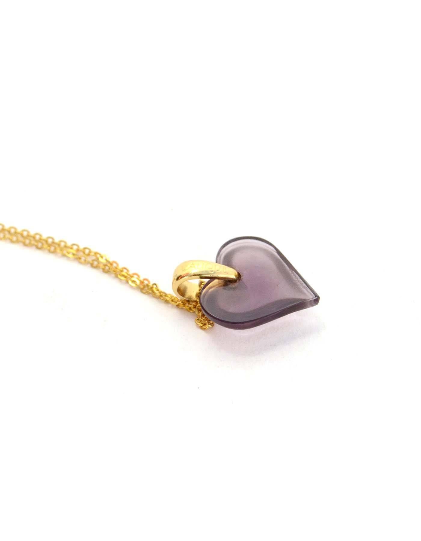 lalique heart necklace