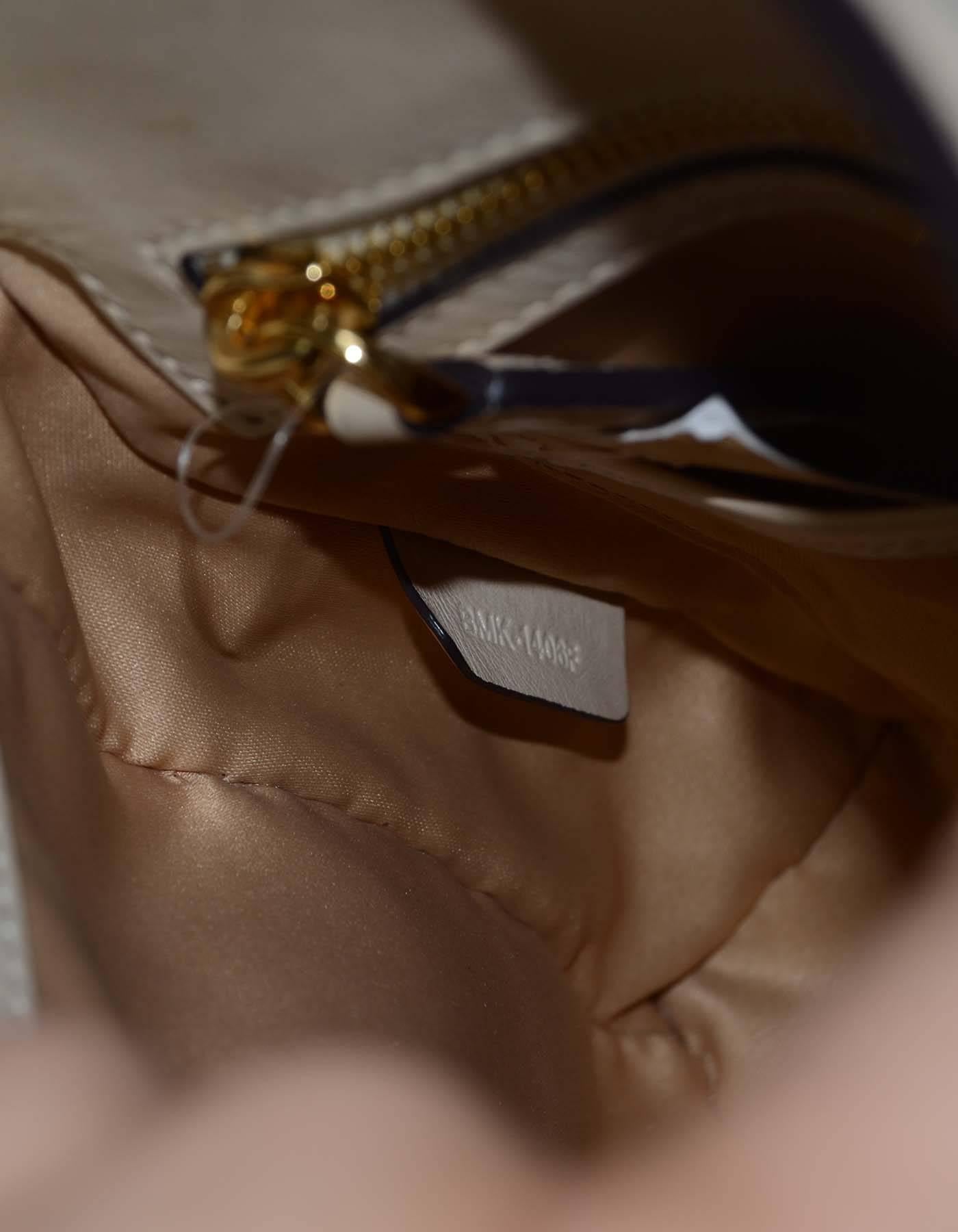 Women's Michael Kors Vanilla Small Casey Satchel Bag/ Strap rt. $900