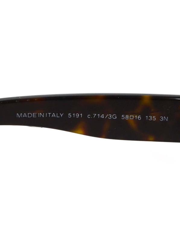 Chanel Tortoise Bouton Sunglasses with Enamel Circles and  display picture 1