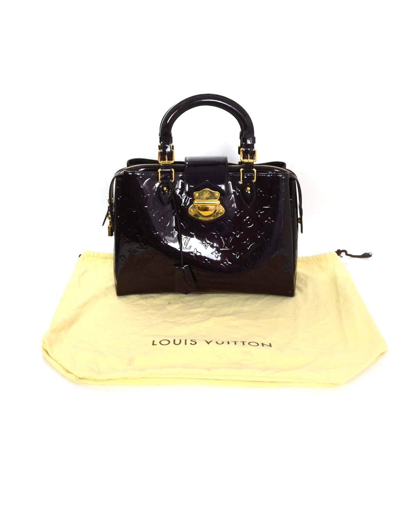 Louis Vuitton Amarante Monogram Vernis Melrose Handle Bag rt. $3, 800 2