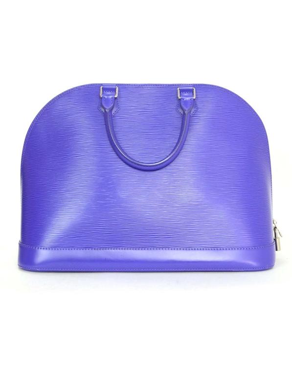 Louis Vuitton Figue Purple Epi Leather Alma GM Satchel Bag rt. $3, 100 For  Sale at 1stDibs