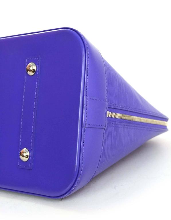 Louis Vuitton Prune Electric Epi Leather Alma GM Purple ref.34651