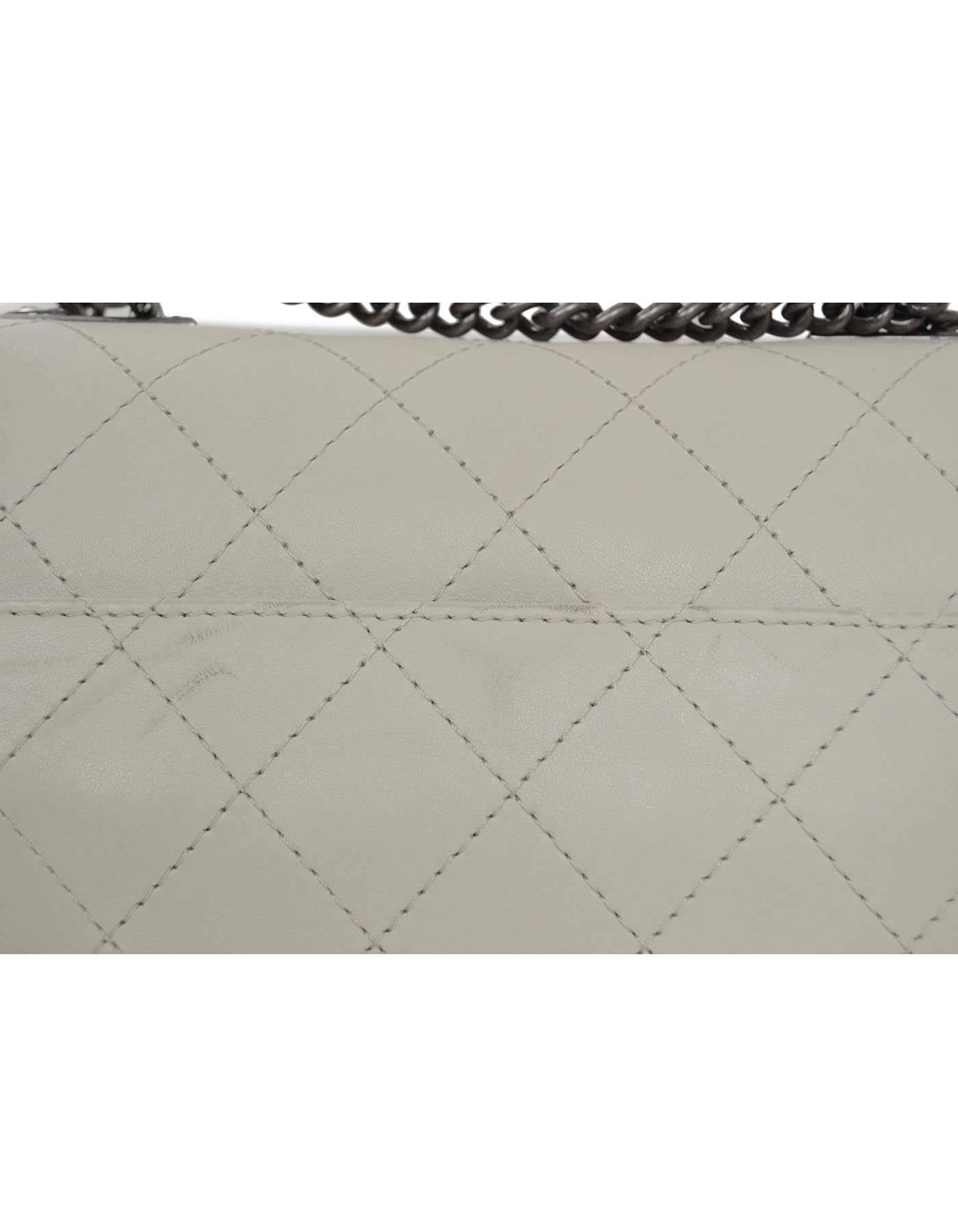 Chanel 2016 Ivory Quilted Urban Luxury Flap Bag SHW RT. $4, 800 1