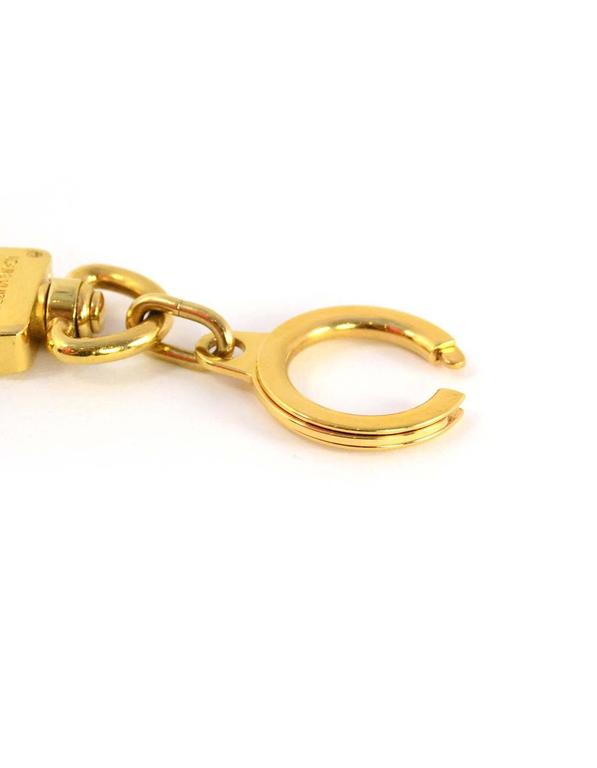 Louis Vuitton Goldtone Key Ring Pochette Extender For Sale at 1stDibs  louis  vuitton pochette extender, louis vuitton extender, louis vuitton strap  extender