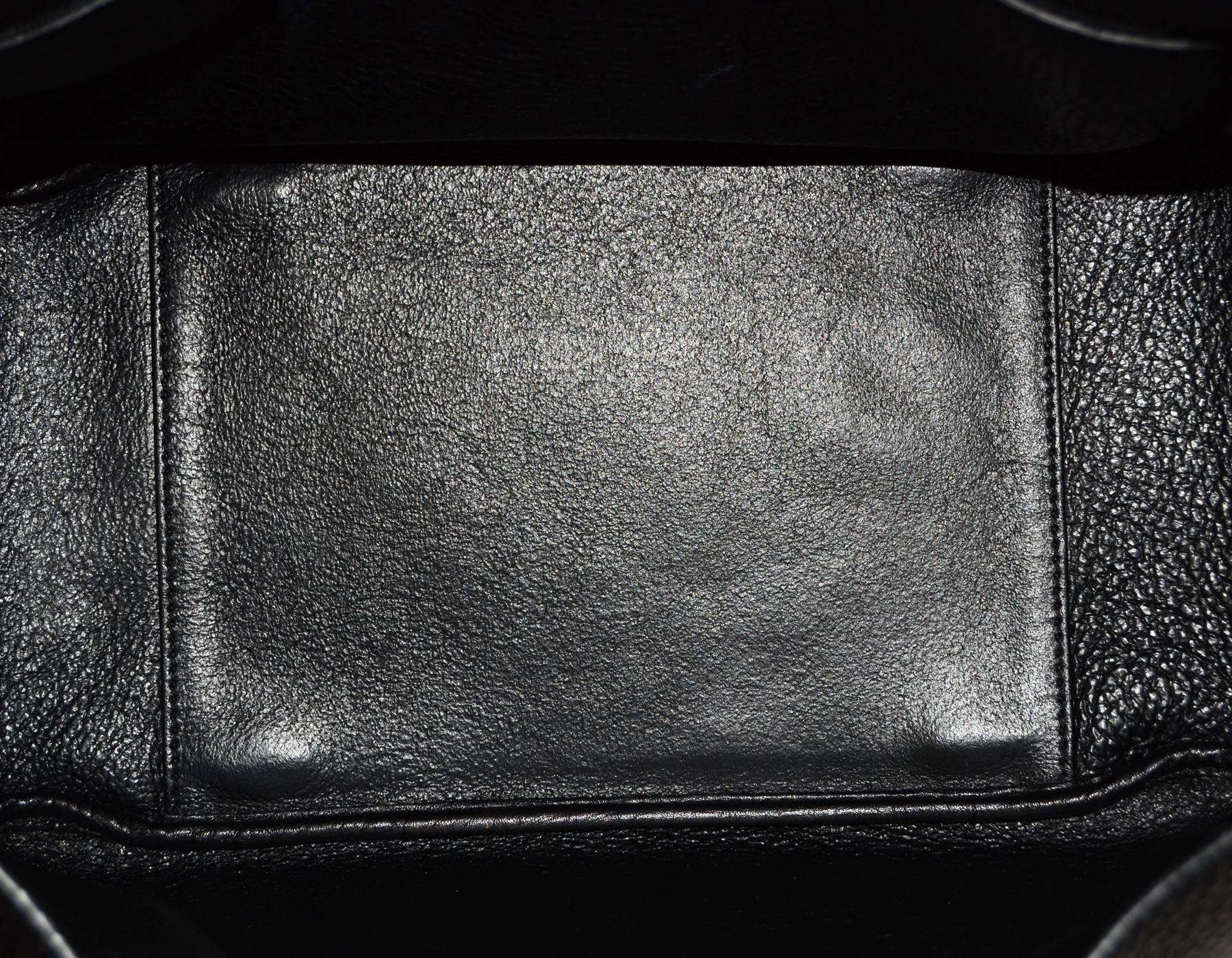 Tiffany & Co. Black Leather Shoulder Bag 3
