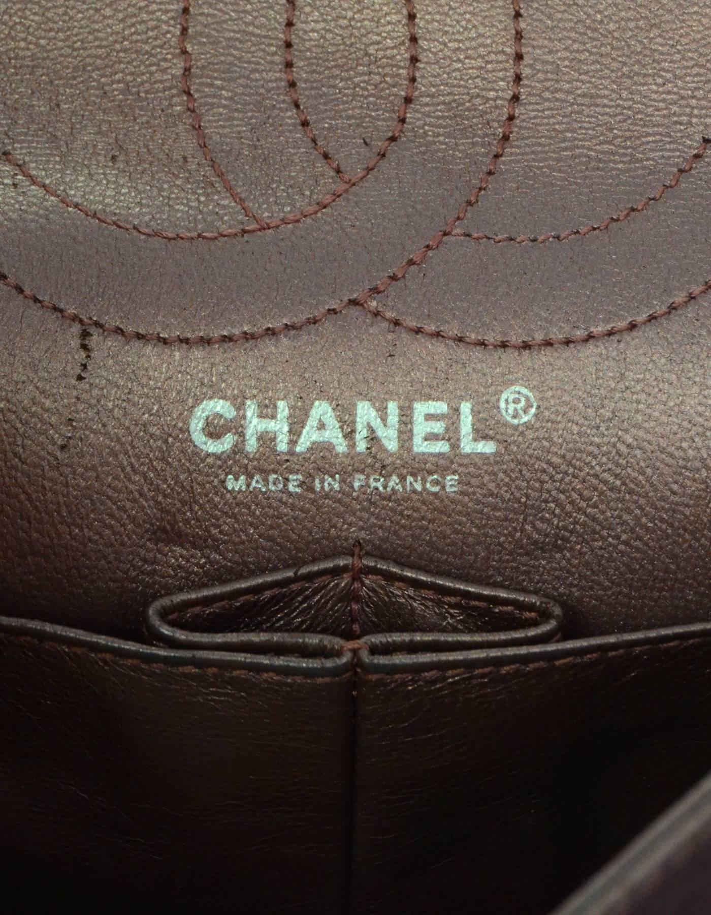 Chanel Muave Metallic Reissue 2.55 226 Medium Double Flap Classic Bag 5