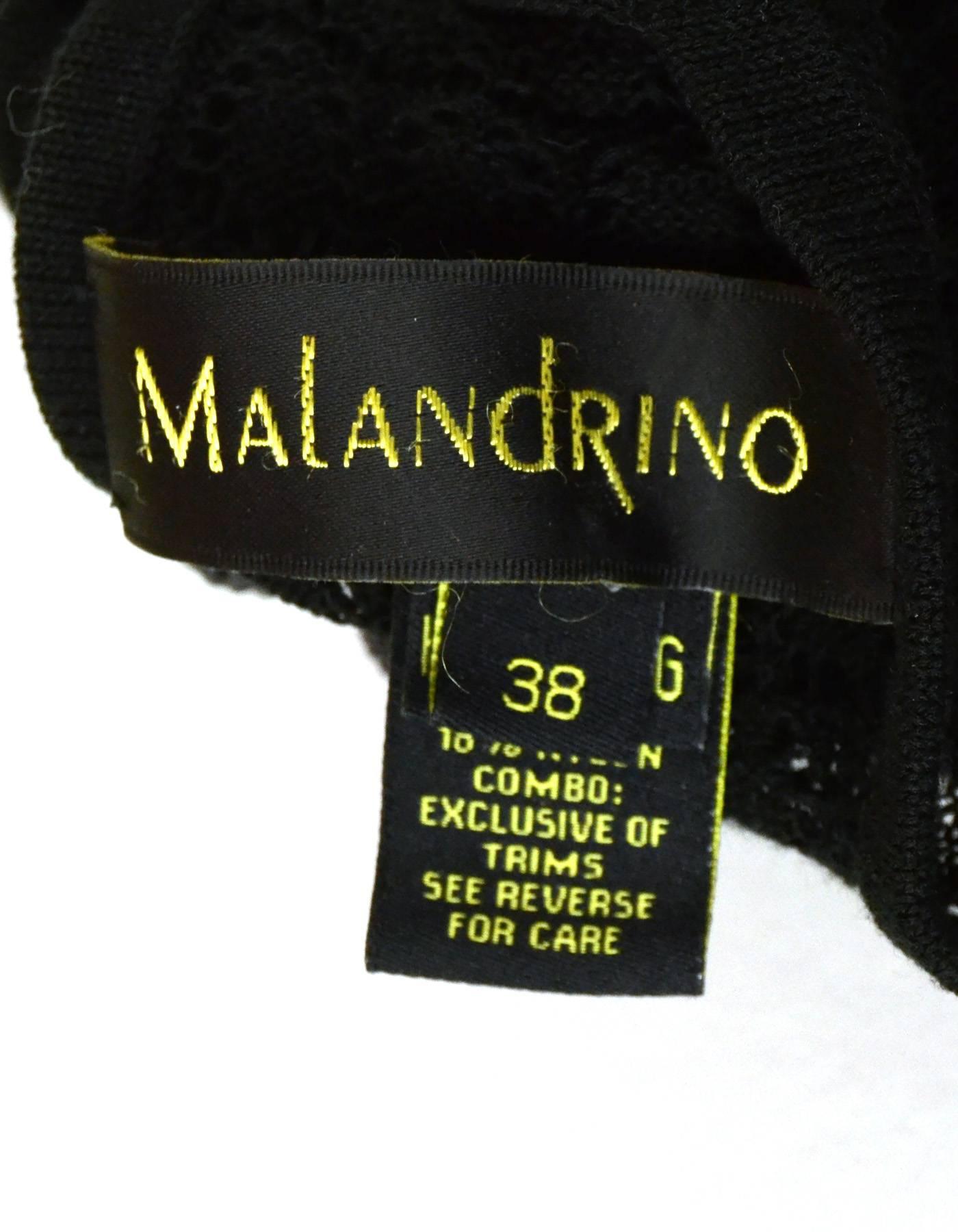 Women's Catherine Malandrino Perforated Top Sz 38
