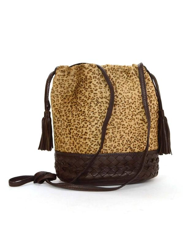 Bottega Veneta Vintage Leopard Ponyhair Crossbody Bag at 1stDibs ...
