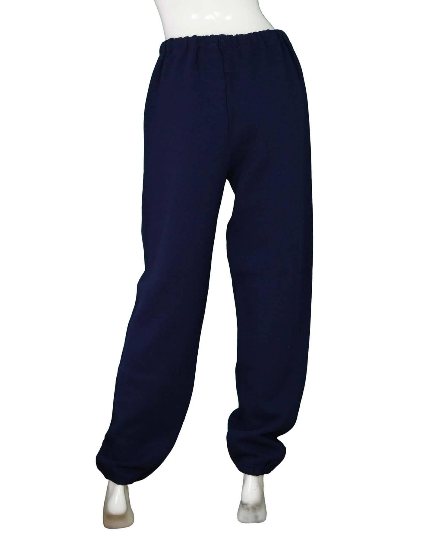 FREE CITY Navy Sweatpants Sz L rt. $125 at 1stDibs | freecity 