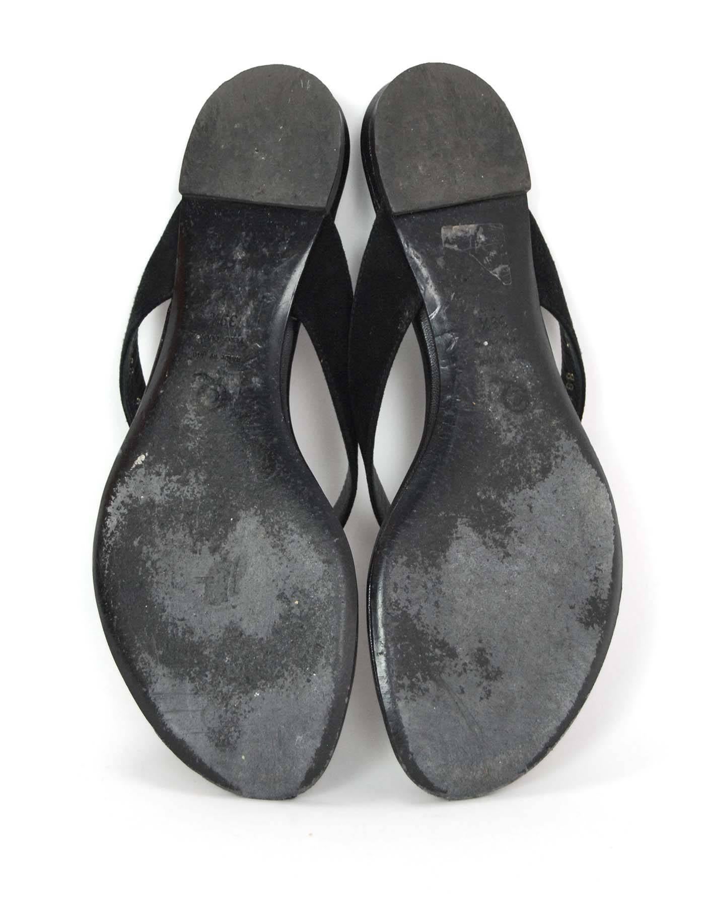 Alexander McQueen Black Suede Skull Sandals Sz 39.5 2