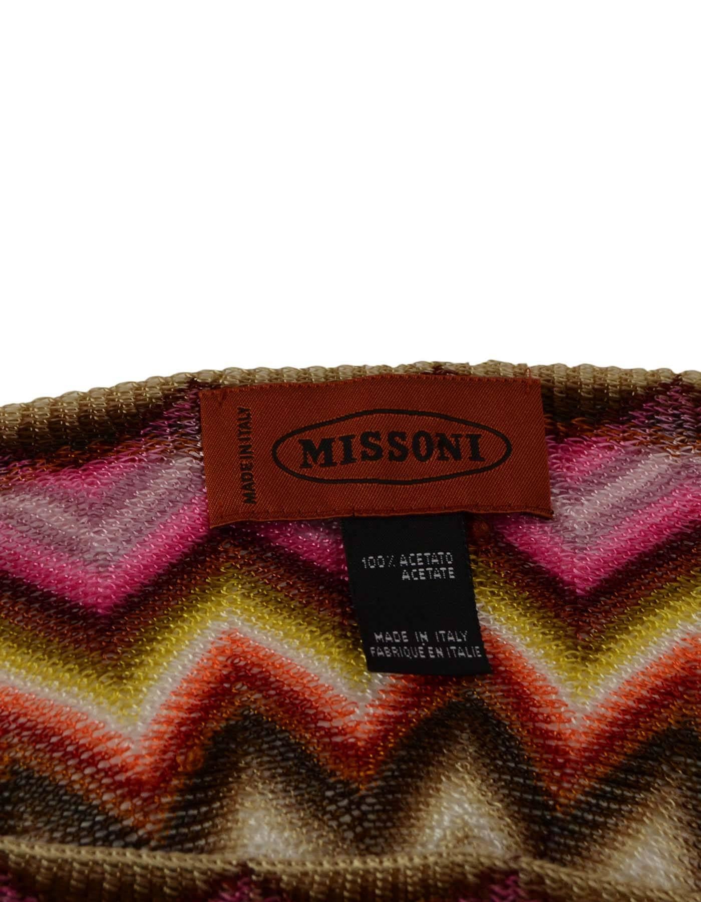 Women's Missoni Multi-Color Knit Shawl