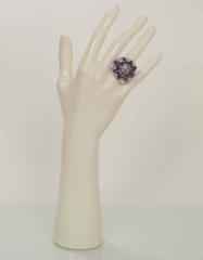 MCL By Matthew Campbell Laurenza Starstruck Sapphire and Enamel Ring Sz 7