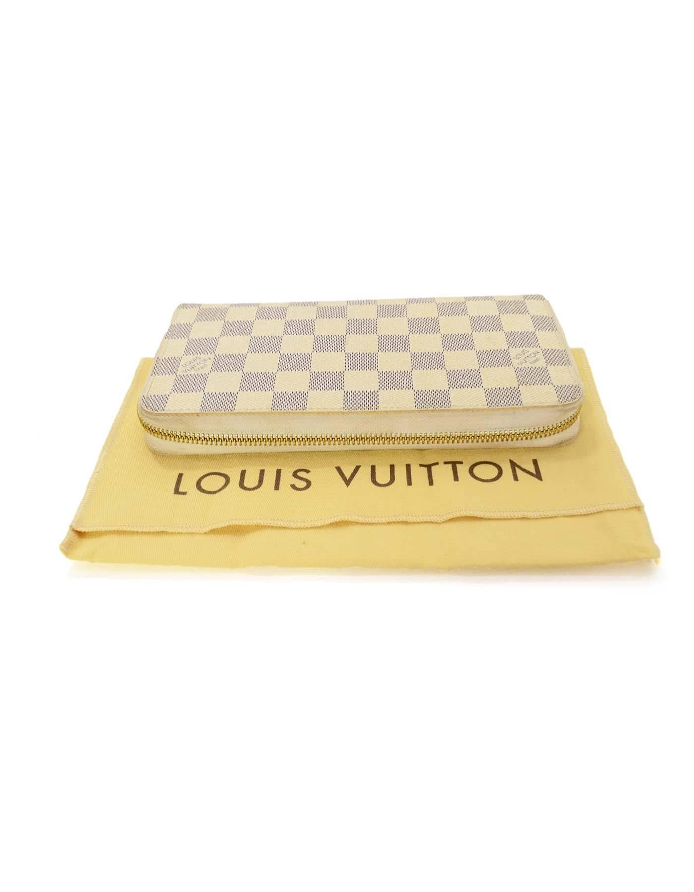 Louis Vuitton Damier Azur Zippy Organizer Wallet 5