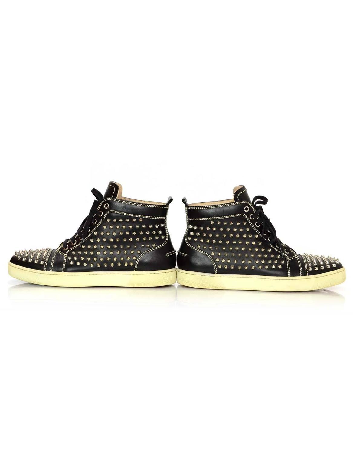 louboutin studded sneakers
